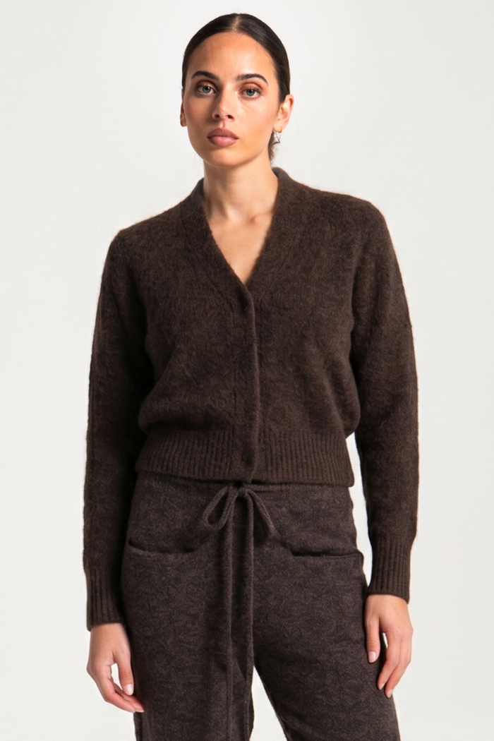 Lounge the Label Bosa Cardigan Espresso