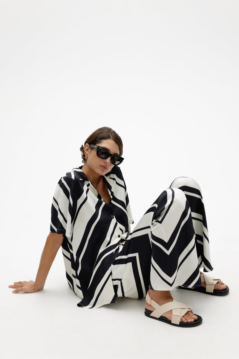 Kinney Luisa Pant Classic Chevron