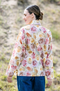 M.A.Dainty Actress Shirt Roses