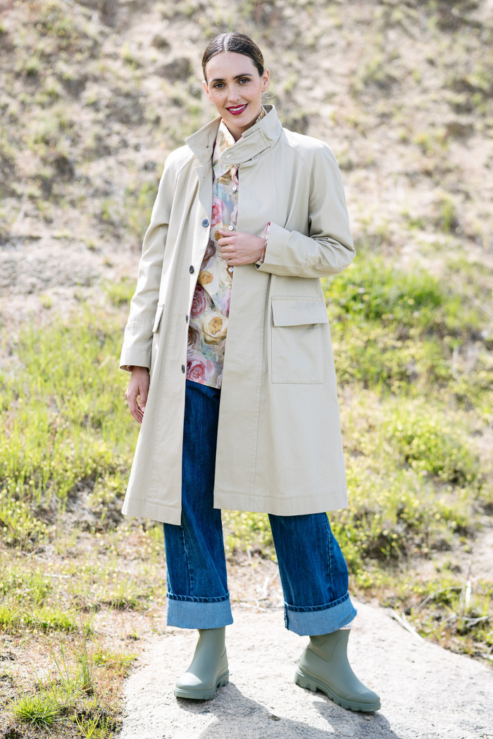 M.A.Dainty Freeze Detachable Coat