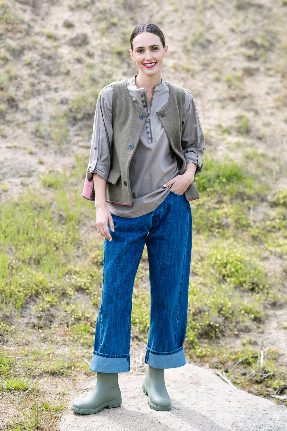 M.A.Dainty Freeze Detachable Coat