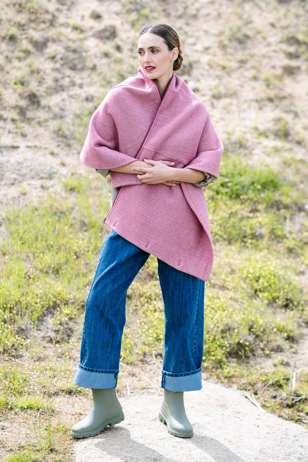 M.A.Dainty Freeze Detachable Coat