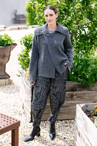 M.A.Dainty Shetland Cardigan Knit Grey Pre-Order