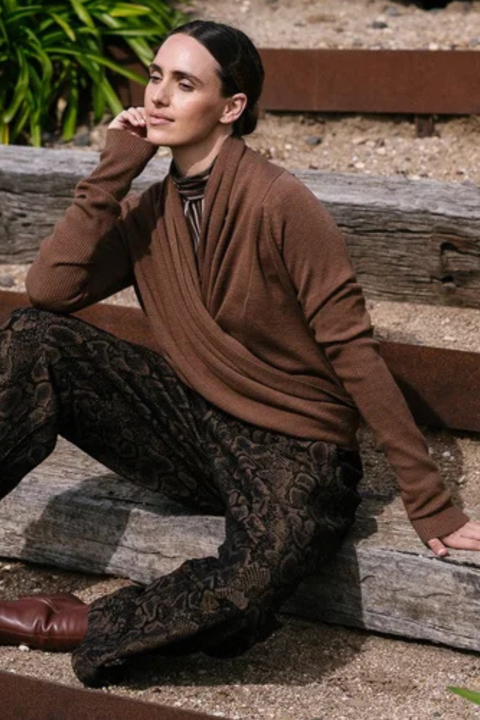 M.A.Dainty Soho Knit Chocolate