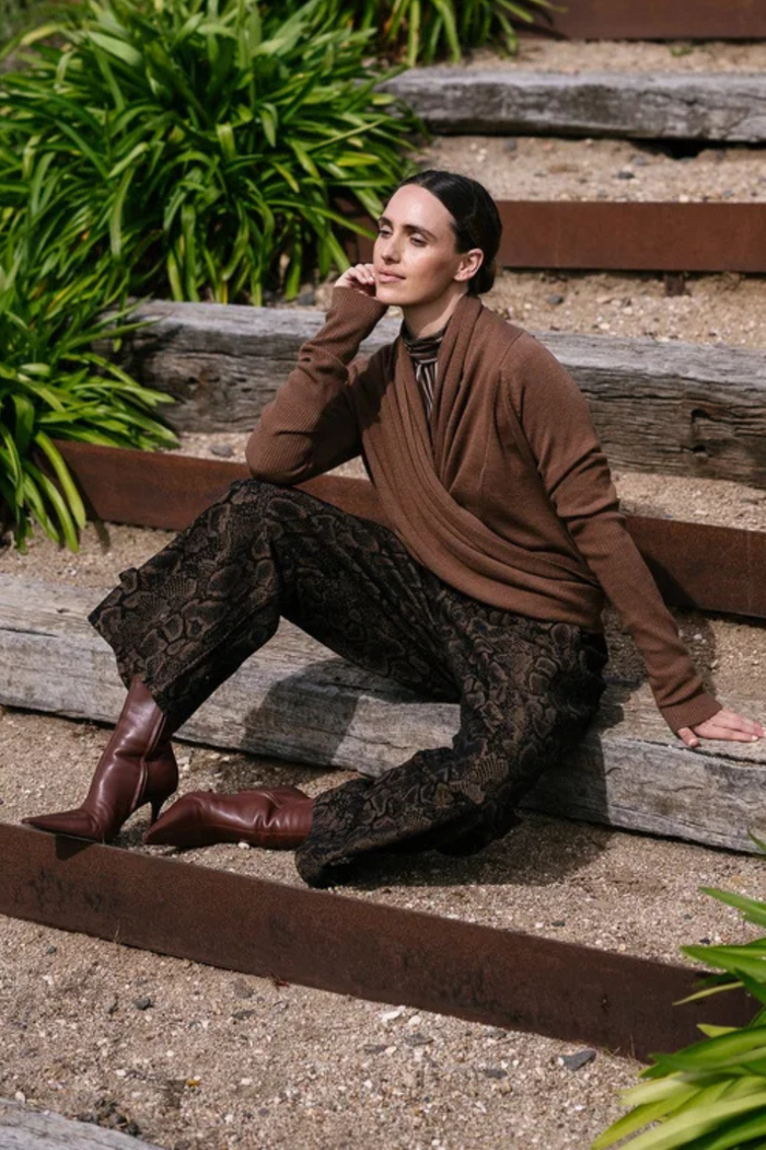 M.A.Dainty Soho Knit Chocolate