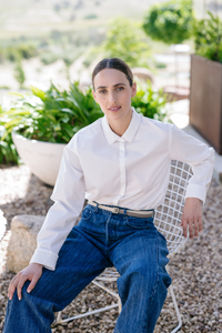 M.A. Dainty Stand By Shirt White Pearl
