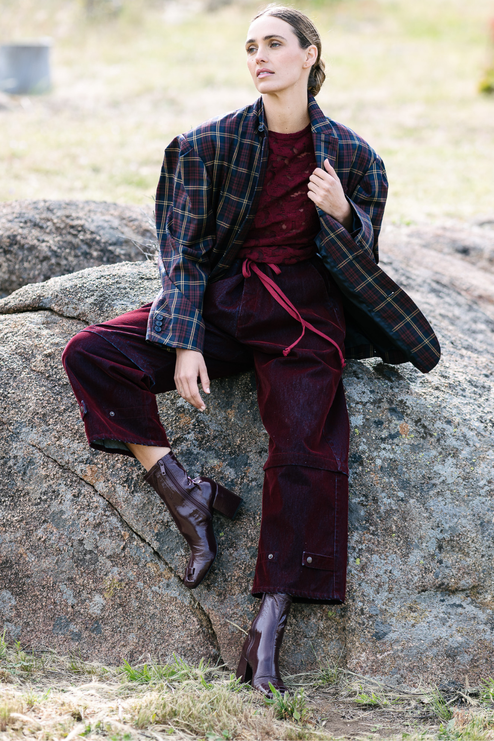 M.A.Dainty Trucker Pants Ketchup