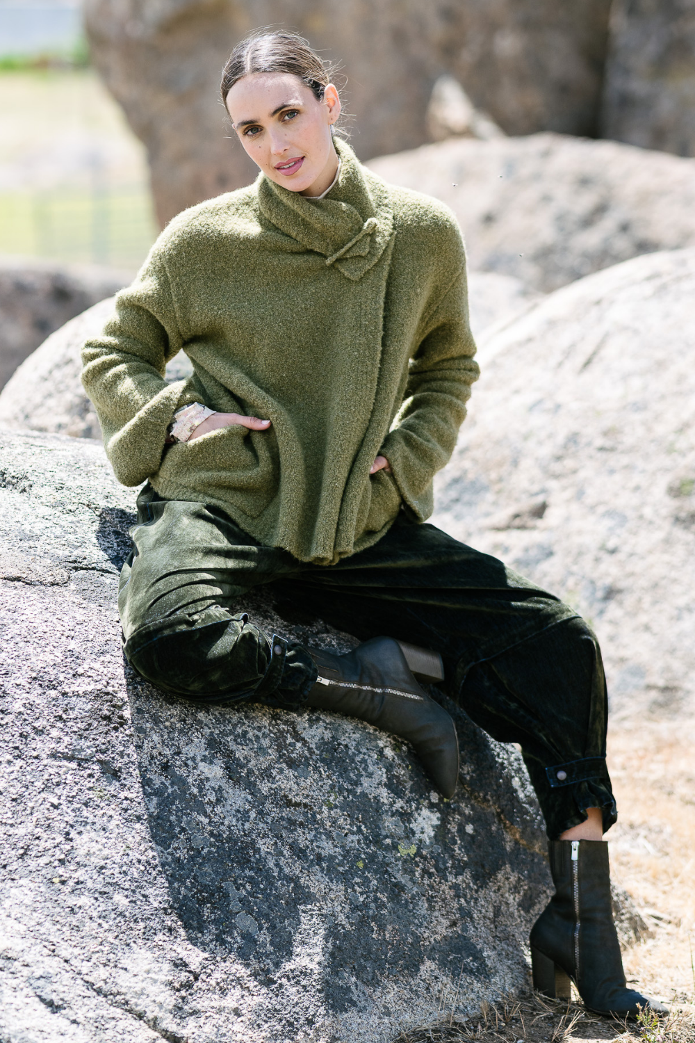 M.A.Dainty Trucker Pants Moss