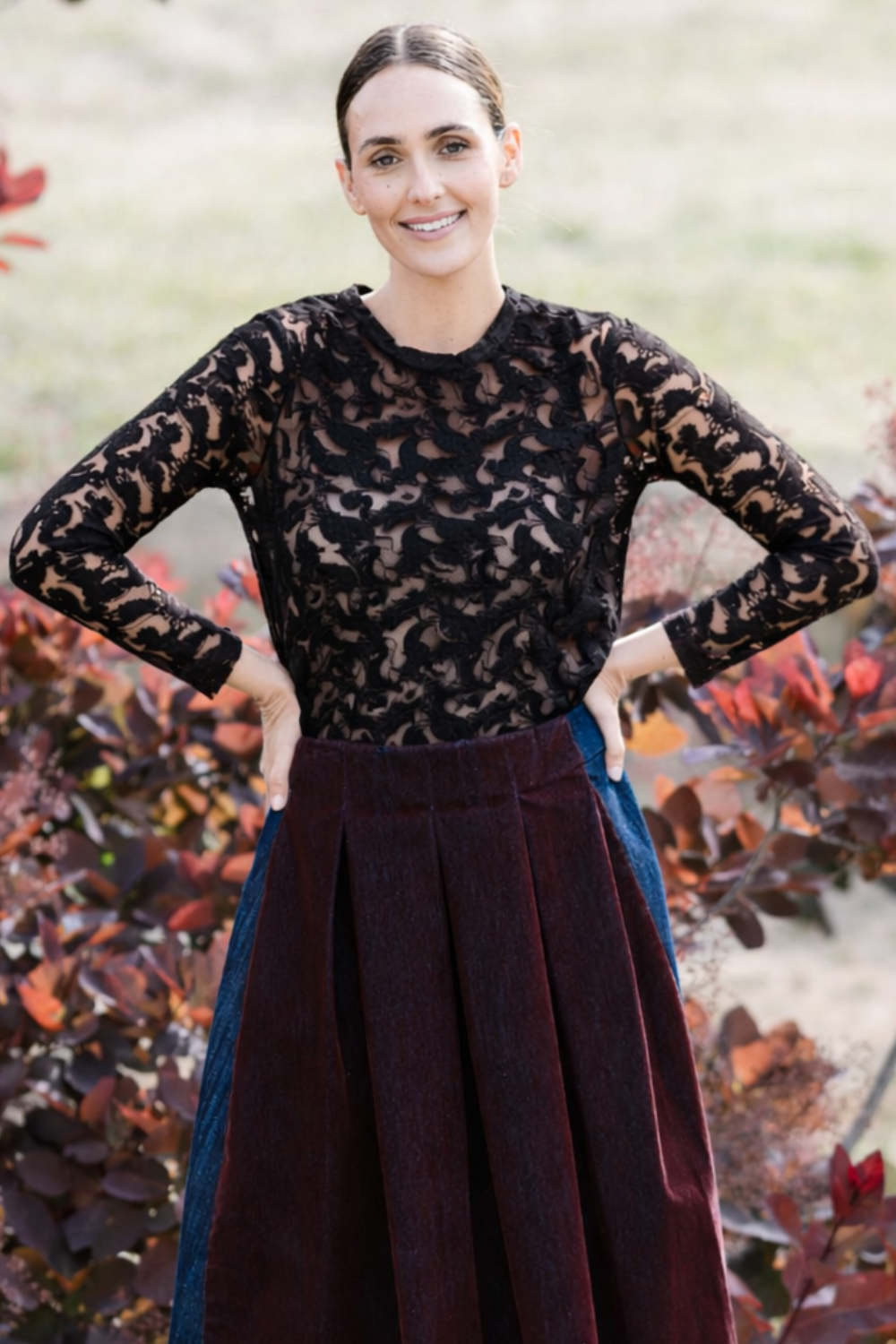 M.A.Dainty Barre Top Black