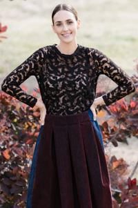 M.A.Dainty Barre Top Black