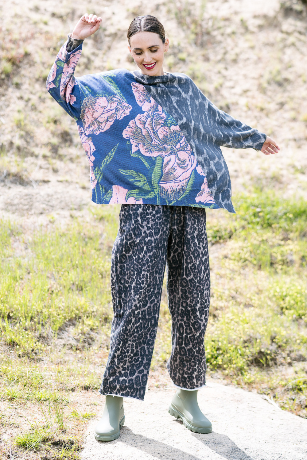 M.A. Dainty Gauge Pant Snow Leopard