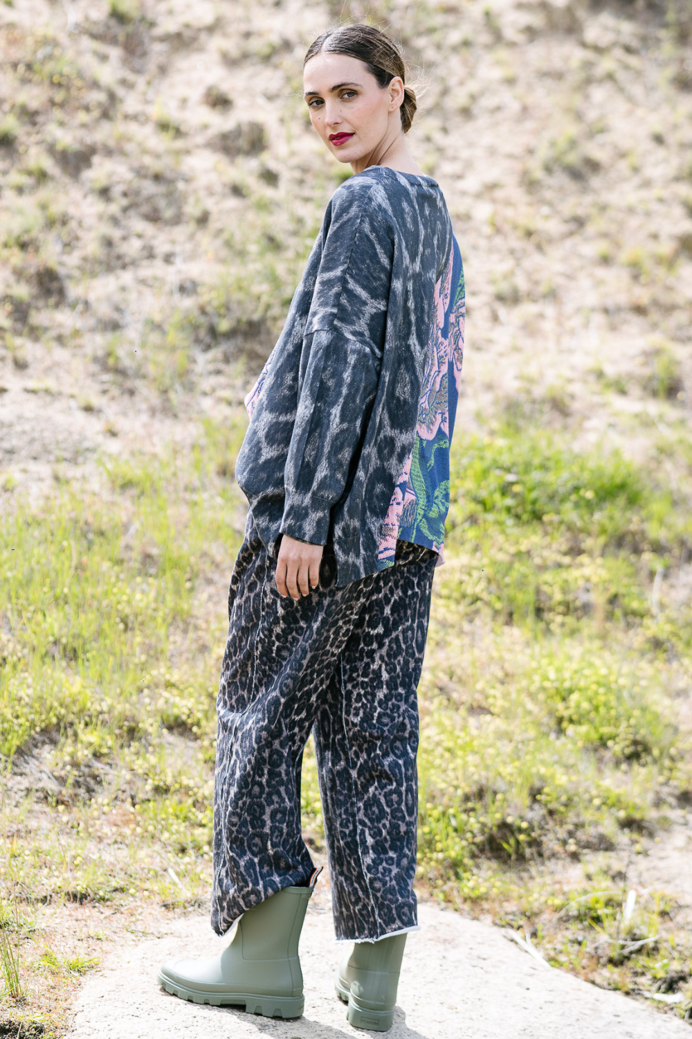 M.A. Dainty Gauge Pant Snow Leopard