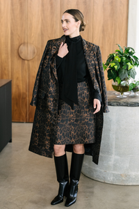 M.A.Dainty Inferno Skirt Leopard