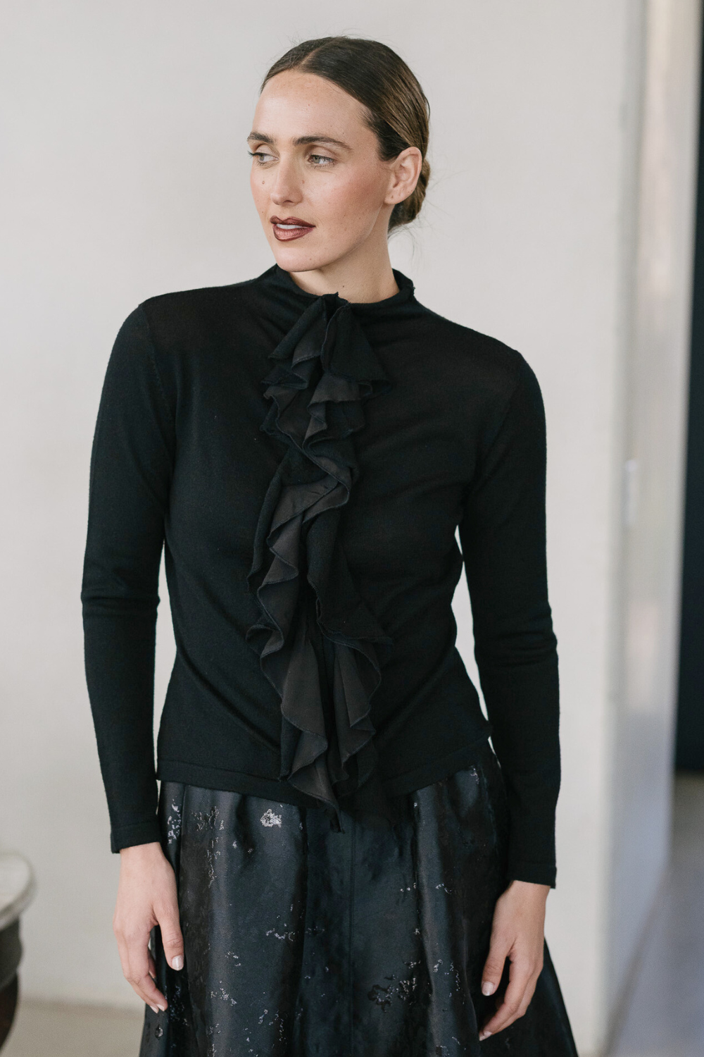 M.A.Dainty Lizzy Knit Black