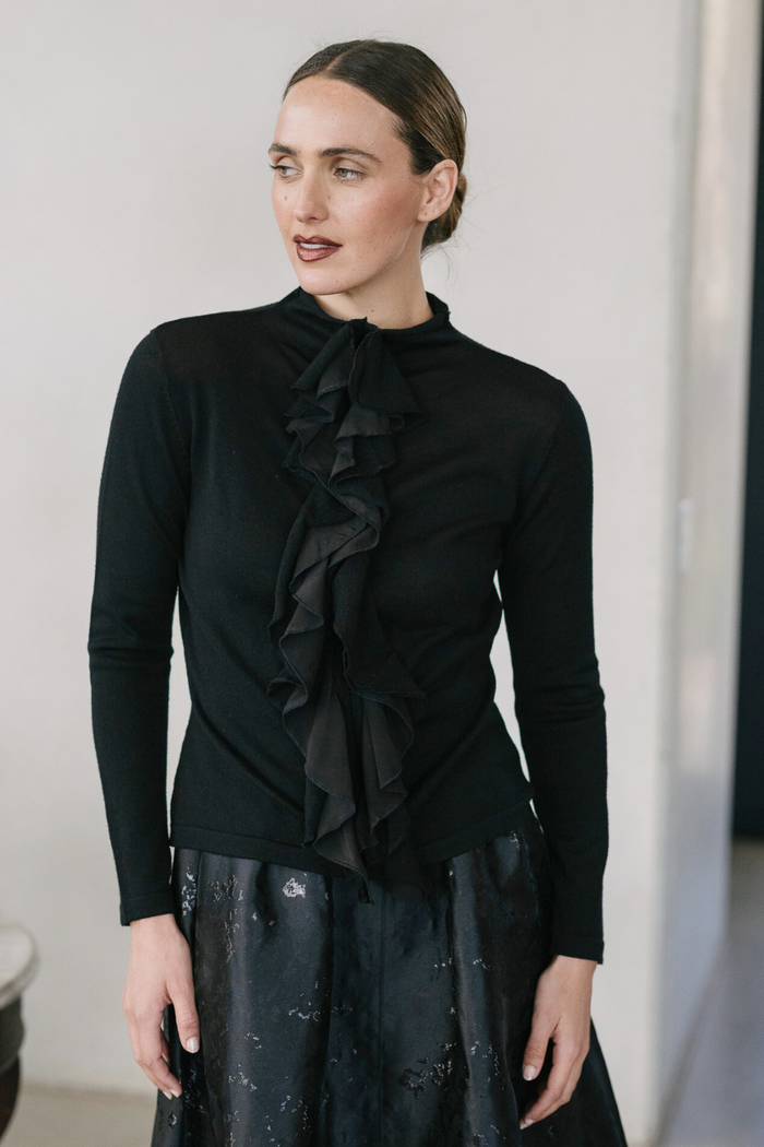 M.A.Dainty Lizzy Knit Black