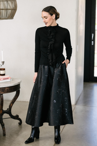 M.A.Dainty Lizzy Knit Black