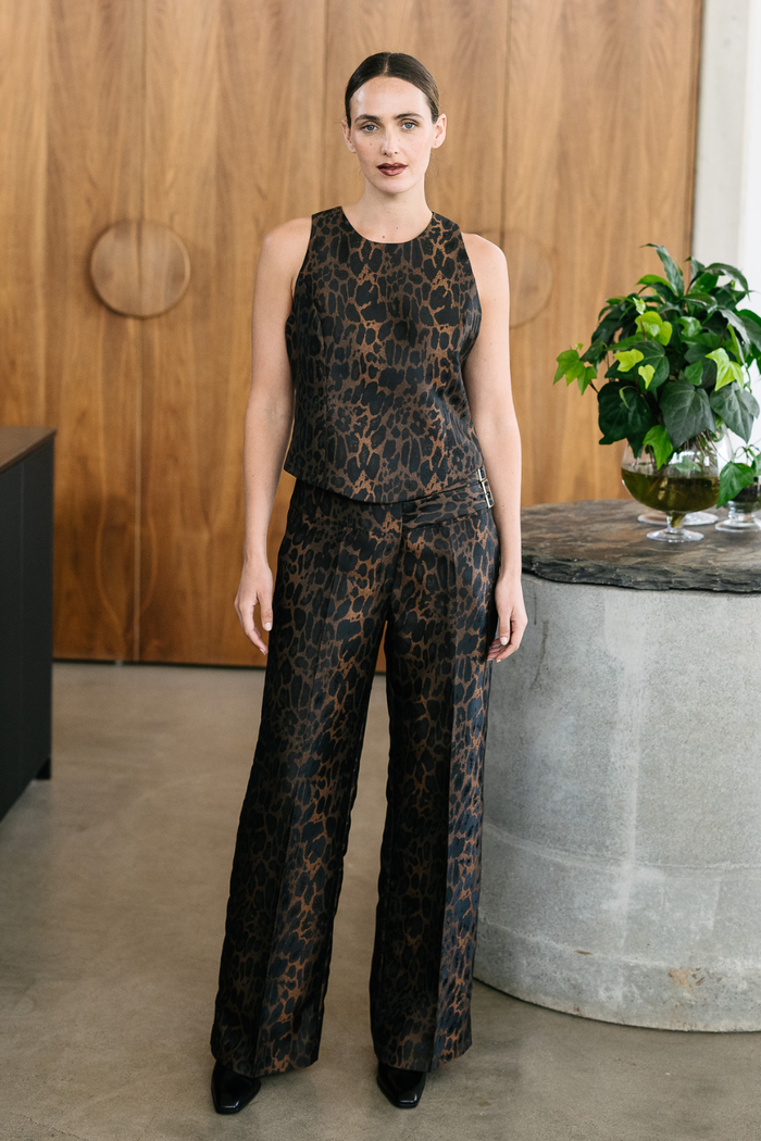 M.A.Dainty Pinot Pants Leopard