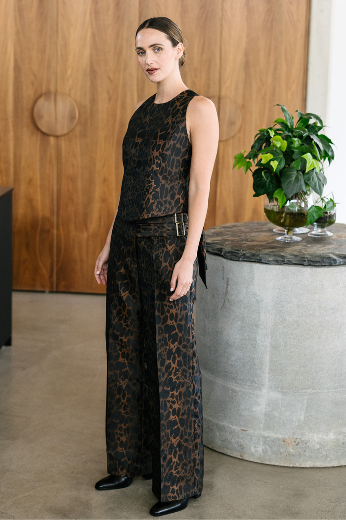 M.A.Dainty Pinot Pants Leopard