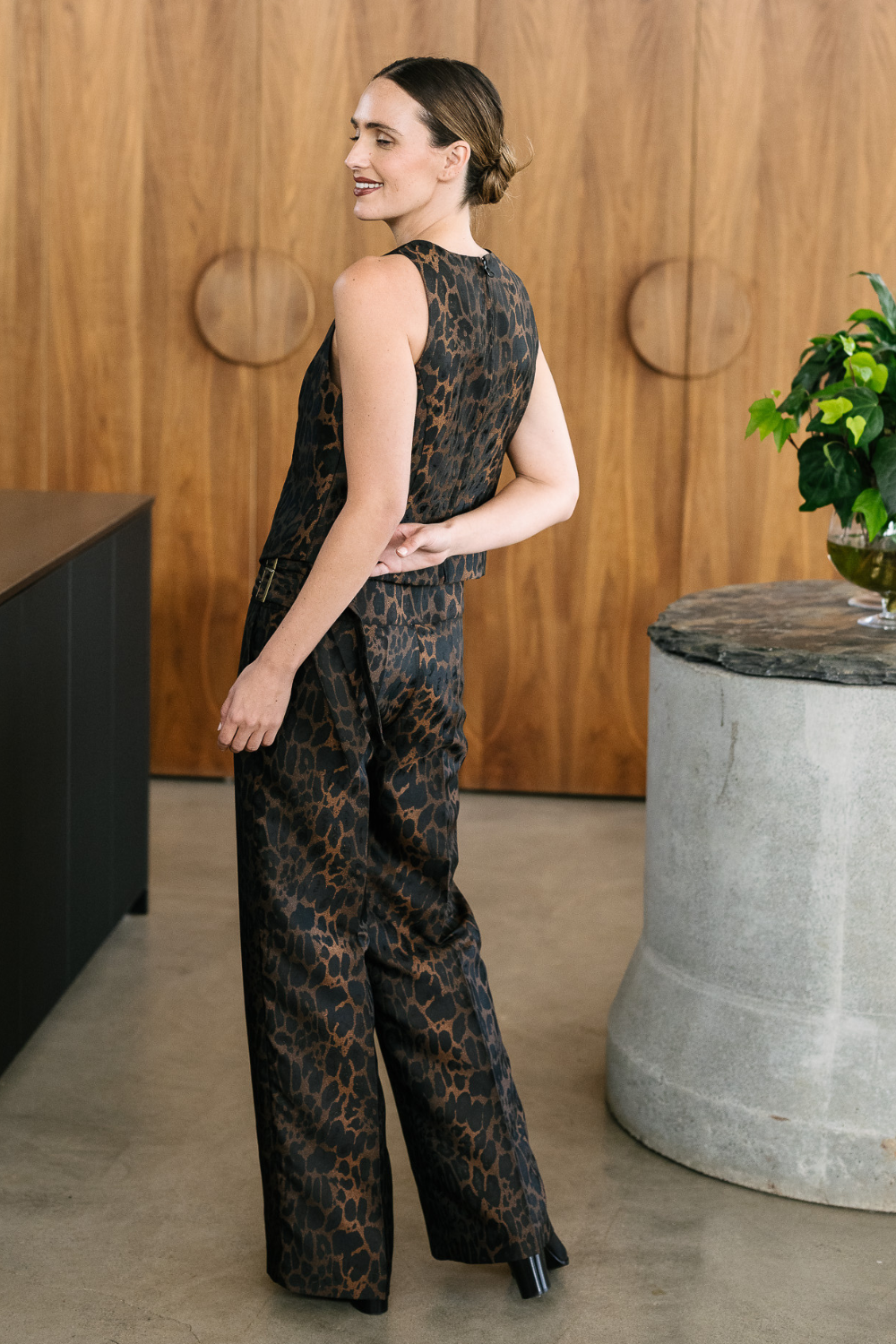 M.A.Dainty Pinot Pants Leopard