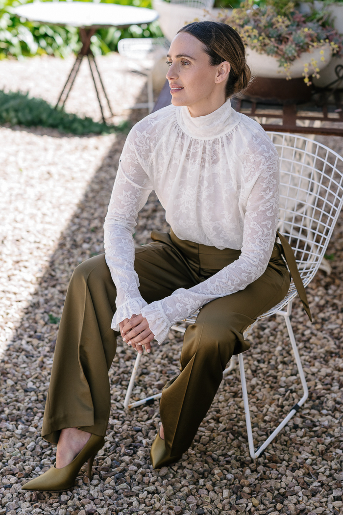 M.A.Dainty Veil Blouse Cream