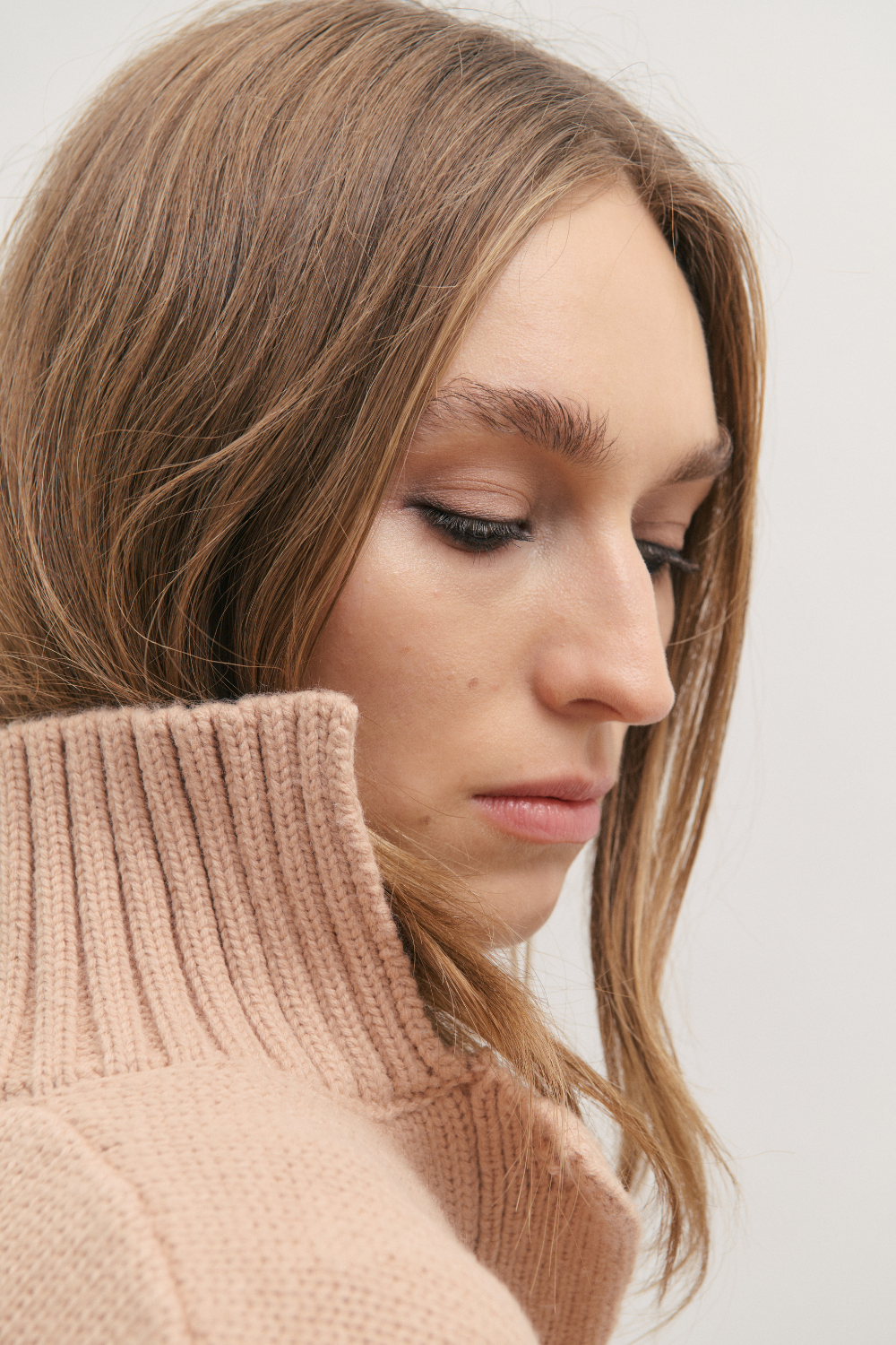 Maevarii Knit Bomber Rose Beige