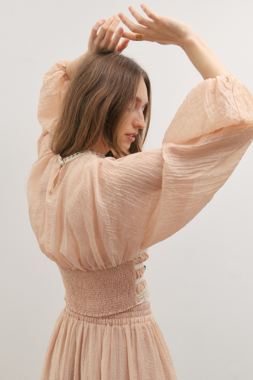 Maevarii Poetic Dreams Top Peach Pearl