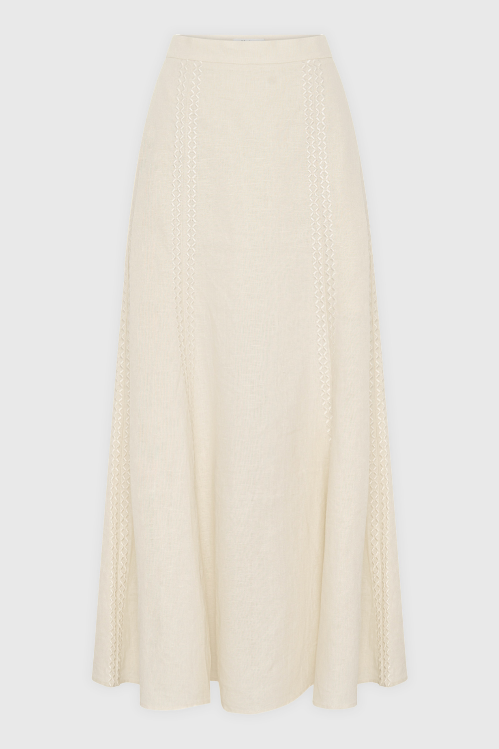 Morrison Linen Skirt Ecru
