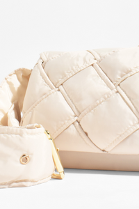 Adorne Martina Cross Body Bag Cream