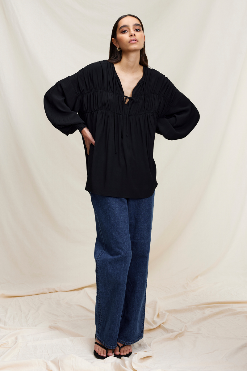 Kinney Mattia Top Black