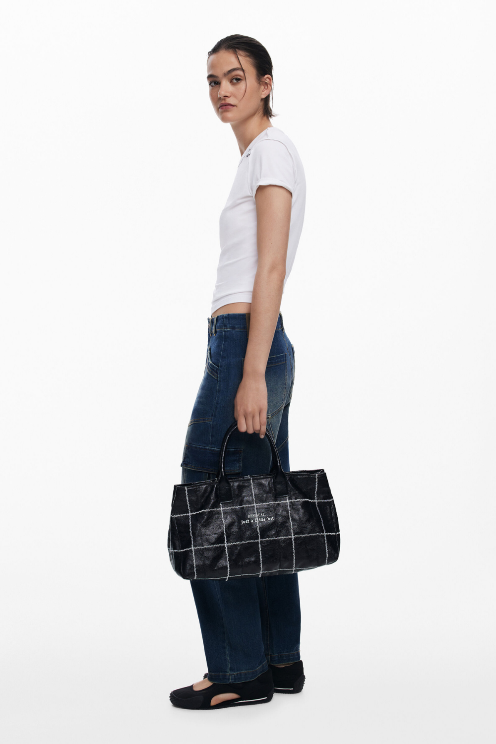 Desigual Medium Shiny Shopper Bag Pre-Order