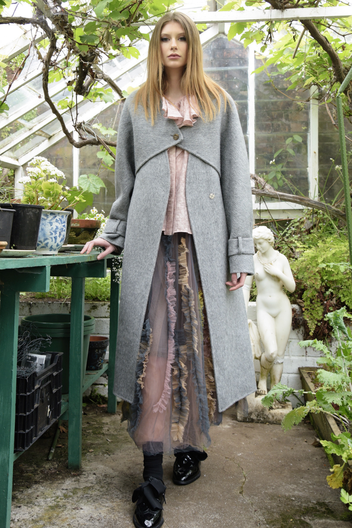 Trelise Cooper Meet Me In Paris Coat Grey Melange Pre-Order
