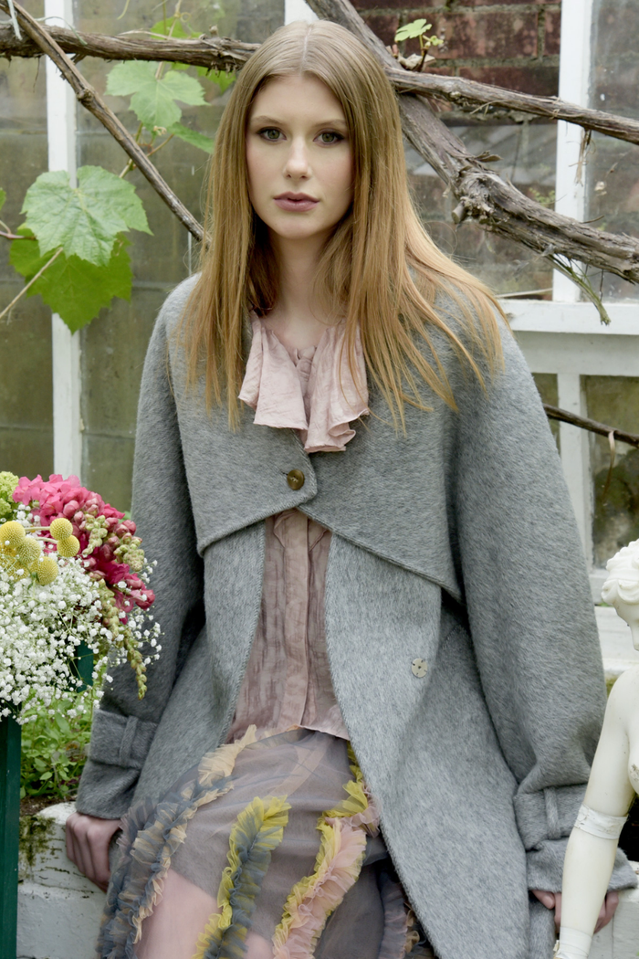 Trelise Cooper Meet Me In Paris Coat Grey Melange Pre-Order