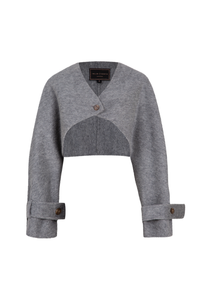 Trelise Cooper Meet Me In Paris Coat Grey Melange Pre-Order