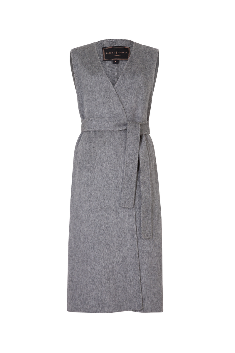 Trelise Cooper Meet Me In Paris Coat Grey Melange Pre-Order