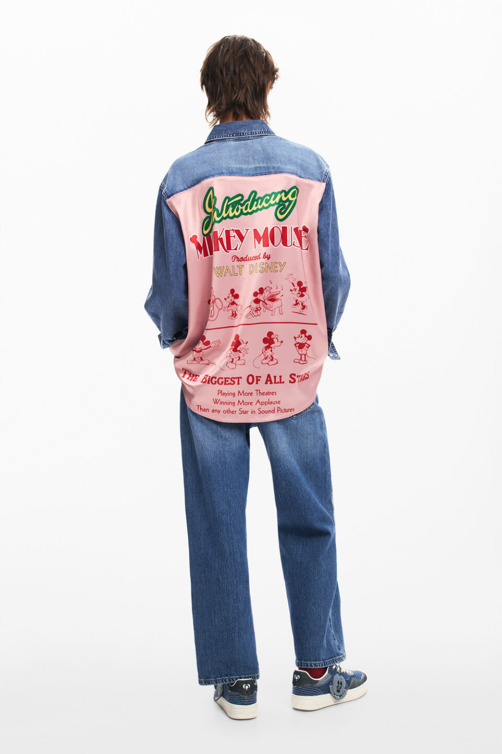 Desigual Mickey Mouse Denim Shirt