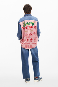 Desigual Mickey Mouse Denim Shirt