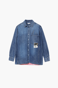 Desigual Mickey Mouse Denim Shirt