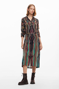 Desigual Midi Shirt Dress