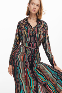 Desigual Midi Shirt Dress