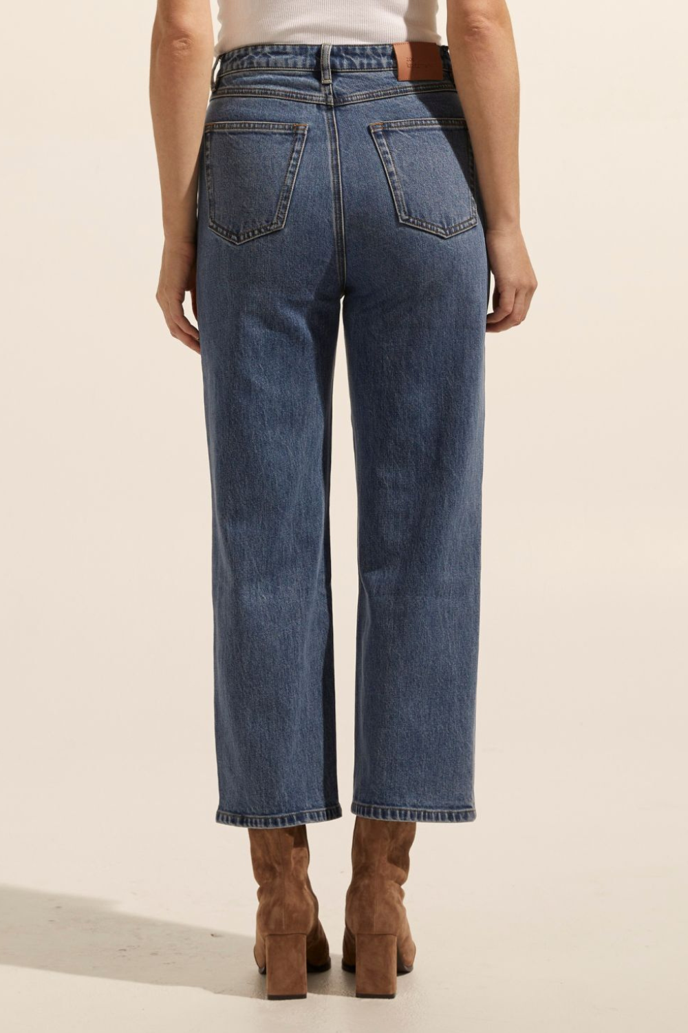 Zoe Kratzman Tariff Jean Mid Wash Denim