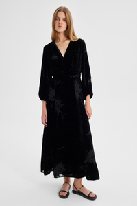 Morrison Aurora Velvet Dress Black