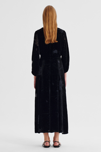 Morrison Aurora Velvet Dress Black