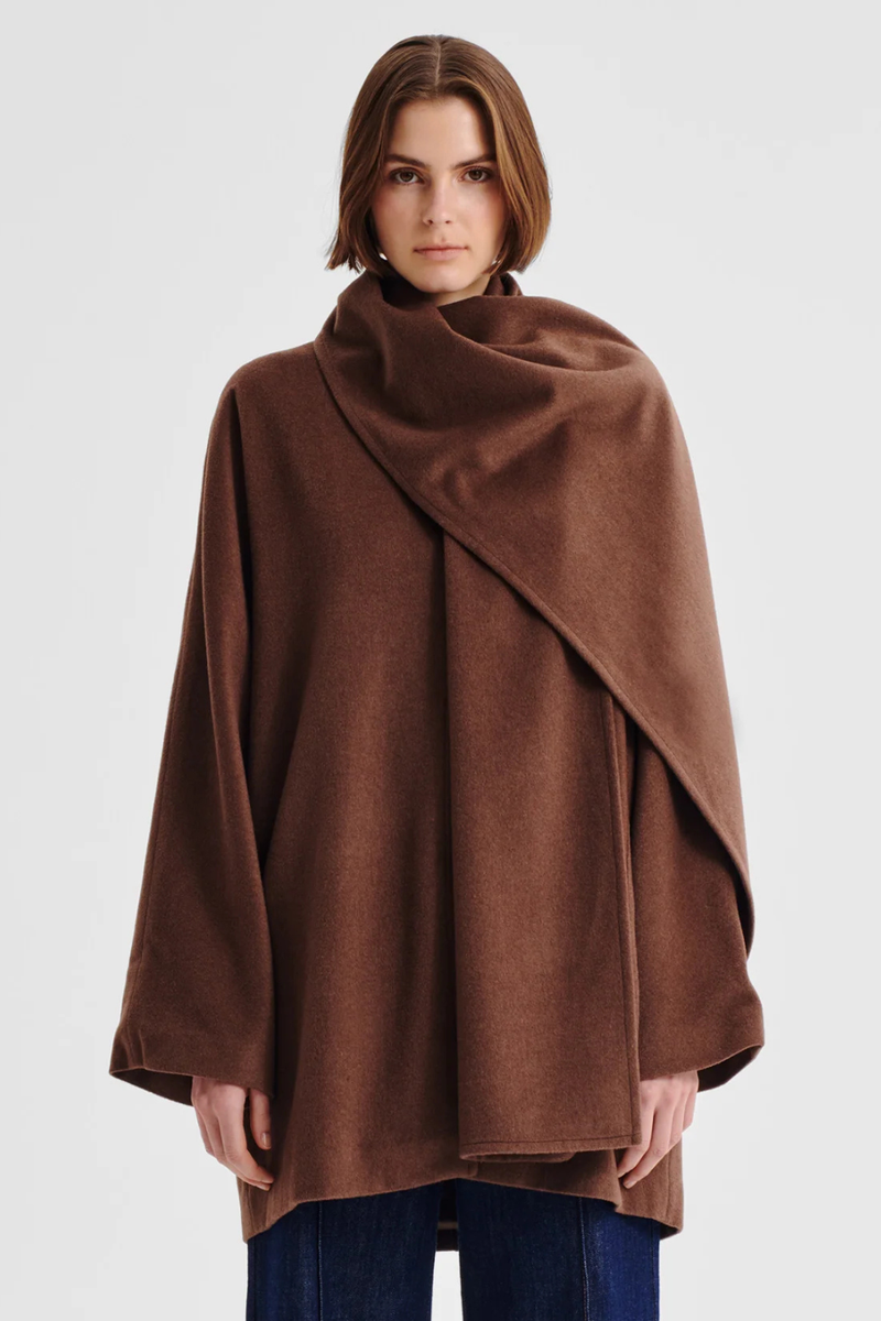 Morrison Etta Cape Coat Nutmeg