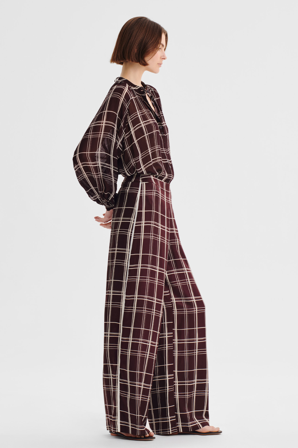 Morrison Francis Pants Chocolate Print