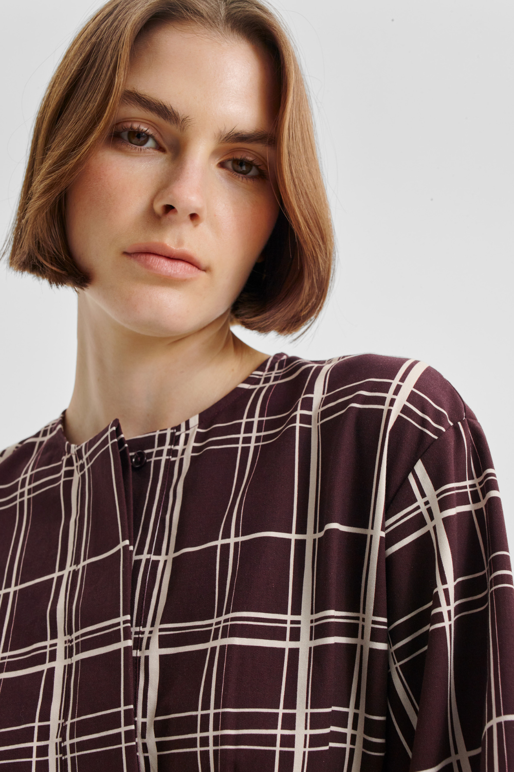 Morrison Francis Shirt Dress Chocolate Print