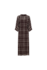 Morrison Francis Wrap Dress Chocolate Print