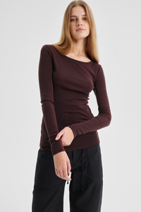 Morrison Merino Round Neck Espresso
