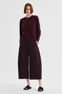 Morrison Oxford Merino Knit Pullover Pinot