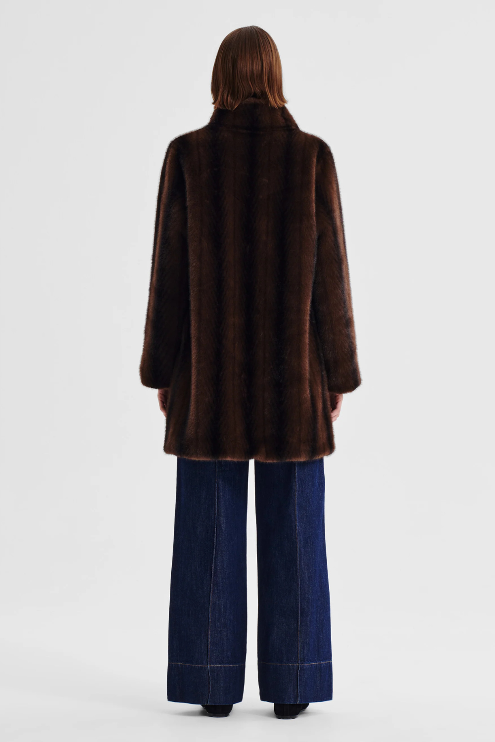 Morrison Stevie Fur Coat Espresso