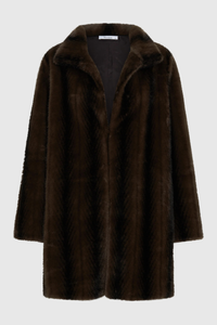 Morrison Stevie Fur Coat Espresso